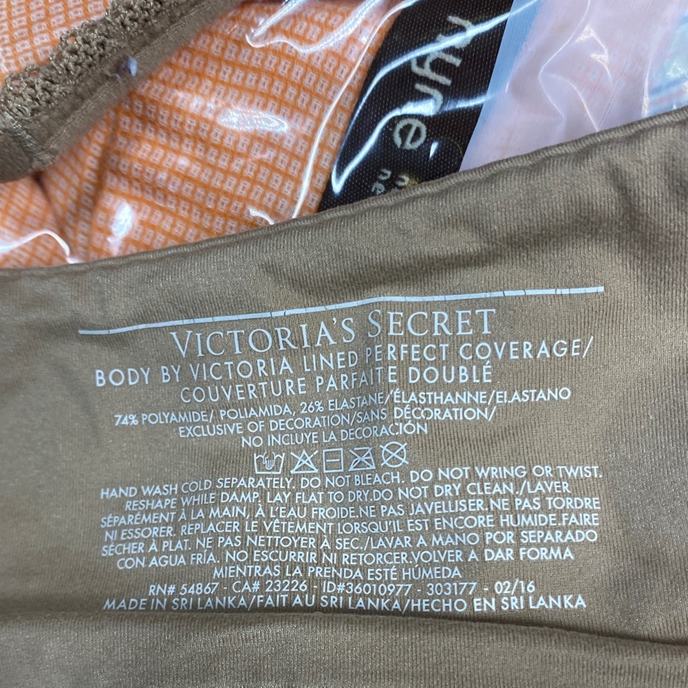 Victoria's Secret size 34B Body by Victoria Perfect Coverage nude underwire‎ - Picture 11 of 14